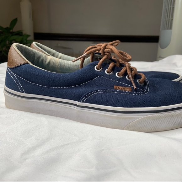 Vans women 9 men 7.5 Off The Wall Blue lace up - Picture 3 of 6